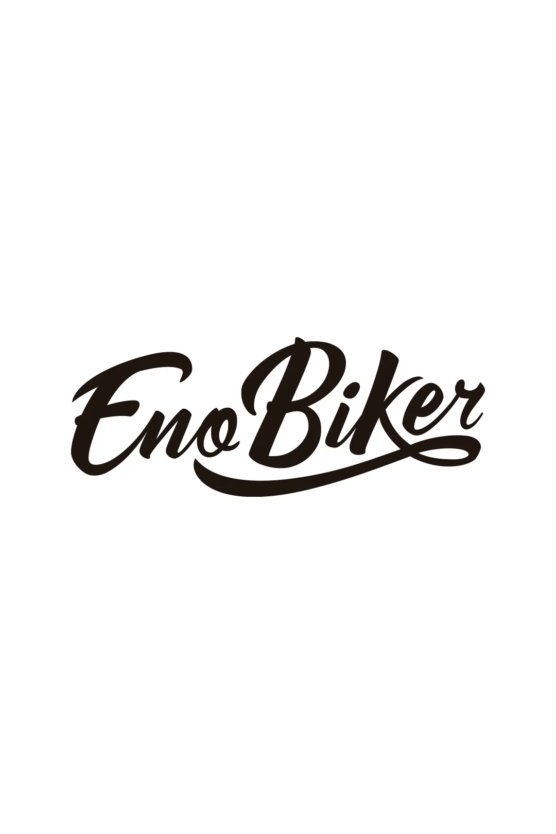 Logotipo rediseñado de EnoBiker Wines con mejor legibilidad, proporción y consistencia