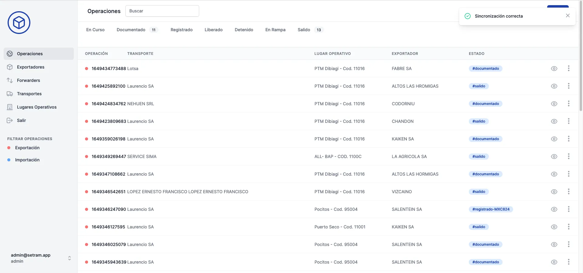 Web App Setram Sas
